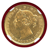 カナダ ニューファンドランド 1882年 2ドル金貨 ヴィクトリア女王 NGC MS61