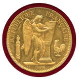 フランス 1904A 100フラン 金貨 エンジェル立像 PCGS MS62