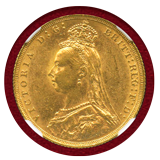 イギリス 1888年 ソブリン 金貨 ヴィクトリア ジュビリーヘッド NGC MS61