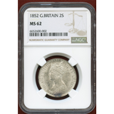 イギリス 1852年 銀貨 ヴィクトリア フローリン NGC MS62