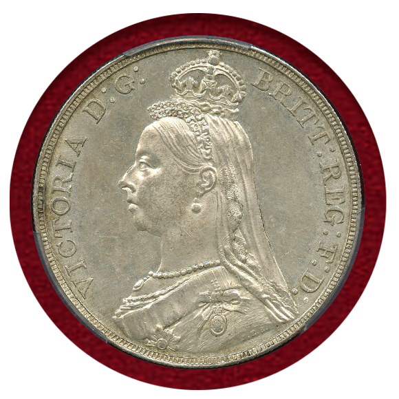 JCC | ジャパンコインキャビネット / イギリス 1889年 クラウン 銀貨 ヴィクトリア ジュビリーヘッド PCGS MS62