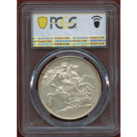 イギリス 1889年 クラウン 銀貨 ヴィクトリア ジュビリーヘッド PCGS MS62