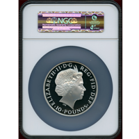 イギリス 2014年 10ポンド(5オンス) 銀貨 ブリタニア NGC PF70UC