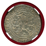 イギリス 1468-69年 グロート 銀貨 エドワード4世 NGC MS62