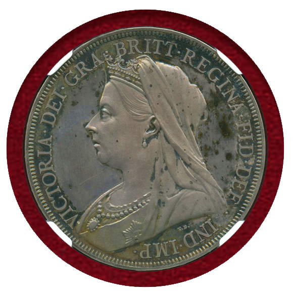 JCC | ジャパンコインキャビネット / イギリス 1893年 クラウン 銀貨