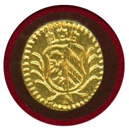 ドイツ ニュルンベルク ND(1700) 1/16 ラムダカット 金貨 神の子羊 MS66