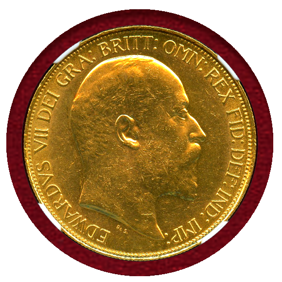 ☆アンティークコイン☆イギリス　エドワード7世　ハーフソブリン金貨　1904年
