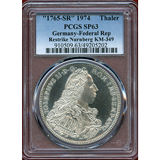【SOLD】ドイツ ニュルンベルク 1765(1974) ターラー銀貨 リストライク SP63