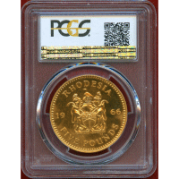 【SOLD】英領ローデシア 1966年 5ポンド 金貨 エリザベス2世 PCGS PR66