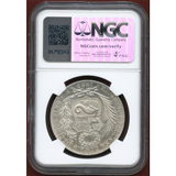 【SOLD】ペルー 1883 FN  ソル銀貨 女神座像 NGC MS62