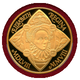 イギリス 2008年 5ポンド 金貨 エリザベス1世即位450年記念 PCGS PR70DCAM