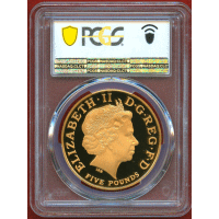 イギリス 2008年 5ポンド 金貨 エリザベス1世即位450年記念 PCGS PR70DCAM