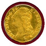 【期間限定】フランス 1787A ルイドール 金貨 ルイ16世 PCGS MS62