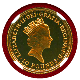 【SOLD】イギリス 1987年 10ポンド 金貨 ブリタニア NGC PF70UC