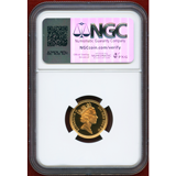 イギリス 1995年 1/2ソブリン 金貨 エリザベス2世 NGC PF69UC