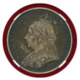 イギリス 1897年 銀メダル ヴィクトリア女王即位60周年記念 NGC MS63