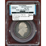 イギリス 1831年 ハーフクラウン プルーフ 銀貨 ウィリアム4世 "W W" CGS82