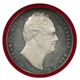 イギリス 1831年 ハーフクラウン プルーフ 銀貨 ウィリアム4世 "W W" CGS82