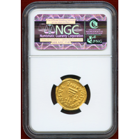 ビザンチン帝国 610-641 ソリダス 金貨 ヘラクレイオス NGC Ch XF