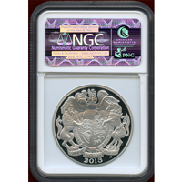 イギリス 2013 5ポンド 銀貨 ピエフォー エリザベス2世戴冠60年記念 NGC PF70UC