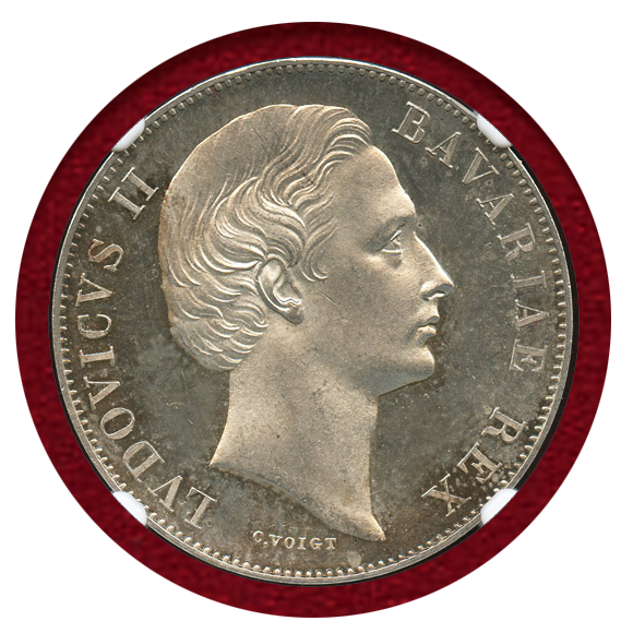 最終価格】1838 ドイツ バイエルン ２ターラー銀貨 NGC MS61 - 旧貨幣 ...