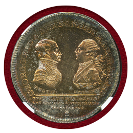 【SOLD】ドイツ ブランデンブルク=アンスバッハ 1769年 ターラー 銀貨 NGC MS62