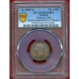 アイルランド 18世紀 1/4ペニー 銅貨 トークン PCGS MS64BN