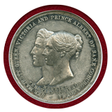 イギリス 1840年 王女誕生記念 ホワイトメタルメダル NGC MS60