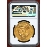 メキシコ 1930年 50ペソ 金貨 勝利の女神 NGC MS64