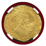 イギリス 1609-19年 ダブルクラウン金貨 ジェームズ1世 NGC MS61