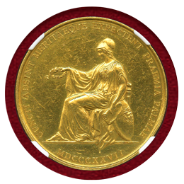 イギリス 1889年 ロンドン大学 アワード金メダル NGC MS60