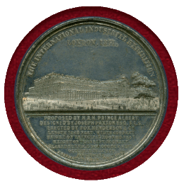 イギリス 1851年 WMメダル ロンドン万国博覧会記念 ヴィクトリア MS61