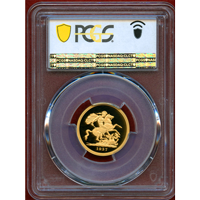 イギリス 2021年(1937) 金メダル(ソブリン) エドワード8世 PCGS PR70DCAM