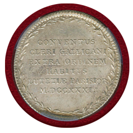 フランス 1734年 ジェトン 銀メダル PCGS MS62