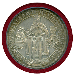 【SOLD】神聖ローマ帝国  ドイツ騎士団 1603年 ターラー 銀貨 PCGS AU53