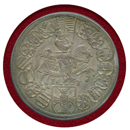 【SOLD】神聖ローマ帝国  ドイツ騎士団 1603年 ターラー 銀貨 PCGS AU53
