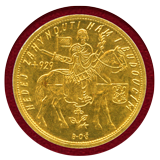 チェコスロバキア 1931年 10ダカット 金貨 聖ヴァーツラフ NGC MS64+