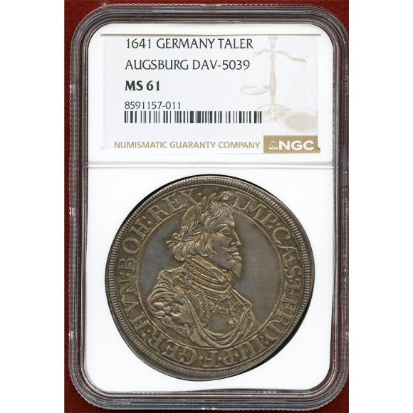 JCC | ジャパンコインキャビネット / 【SOLD】ドイツ 1641年 ターラー