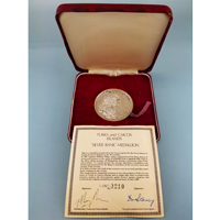 【SOLD】英領タークスカイコス 1971年 銀メダル リストライク ジェームズ2世とメアリー