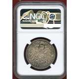 ドイツ プロイセン 1915A 3マルク マンスフェルト併合100年 NGC MS65