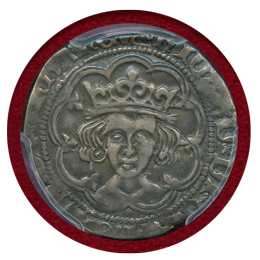 イギリス 1483-85年 グロート 銀貨 リチャード3世 PCGS XF40