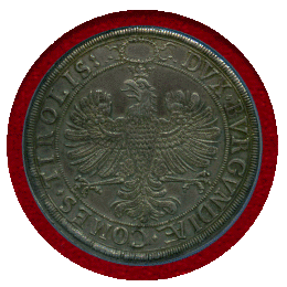【SOLD】オーストリア 1626年 2ターラー 銀貨 レオポルト大公ご成婚記念 NGC MS62
