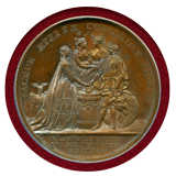 【SOLD】フランス 1770年 マリーアントワネット婚約記念　銅メダル PCGS MS64