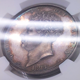 イギリス 1825年 試作(パターン)クラウン銀貨 PROOF ジョージ4世 NGC PF63