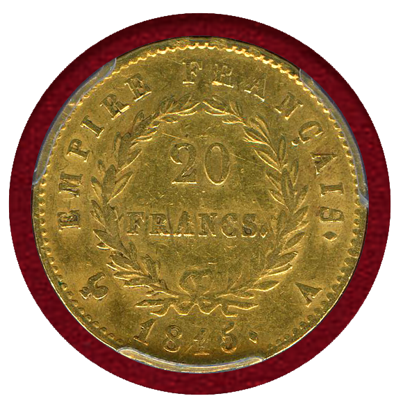 JCC | ジャパンコインキャビネット / フランス 1815A 20フラン 金貨 