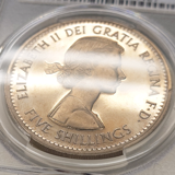 イギリス 1960年 クラウン 白銅貨 エリザベス2世 VIPプルーフ PCGS PR64DCAM