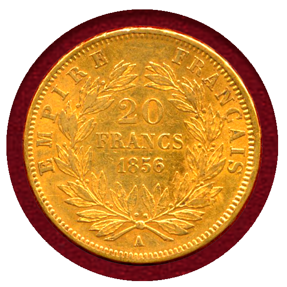 K21.6 ナポレオンⅢ 3世 有冠 1866年 20フラン金貨18金