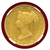 イタリア パルマ公国 1815年 40リレ 金貨 マリア・ルイーザ NGC AU55