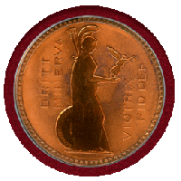 イギリス 2008(1887)年 クラウン ファンタジー ボノミ3枚セット PR65/66/65RD