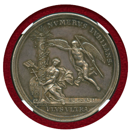 【SOLD】ドイツ ハンブルク 1748年 銀メダル ウェストファリア条約締結100周年 MS62